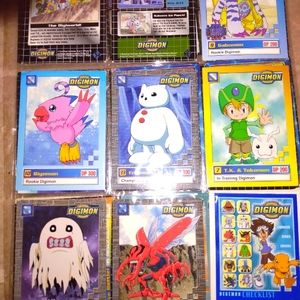 Collectable 1990s Digimon trading cards